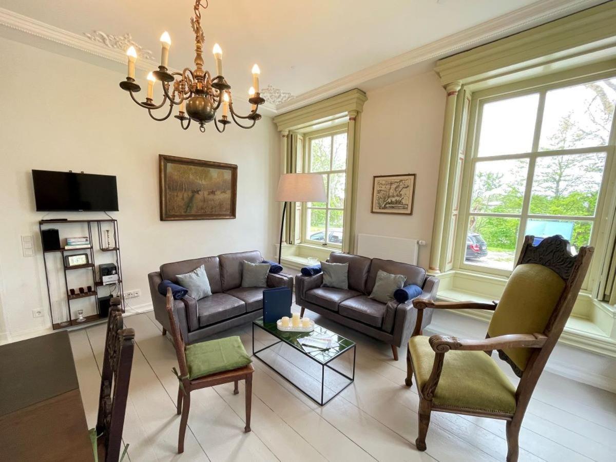 Mooi Stuv , Maisonettenwohnung , Gulfhof , Kachelofen Norden Exteriör bild